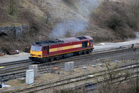 60010 L.E. Peak Forest - Tunstead at Peak Forest on Saturday 12 March 2011