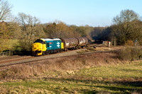 37418 6Z37 1155 Eastleigh - Sinfin at Hatton N Jcn on Tuesday 7 March 2022