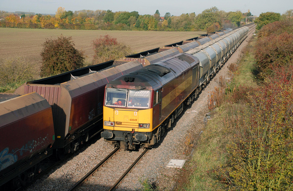 60049 6Z73 0530 Clitheroe - Leicester at Cossington on Saturday 30 October 2010