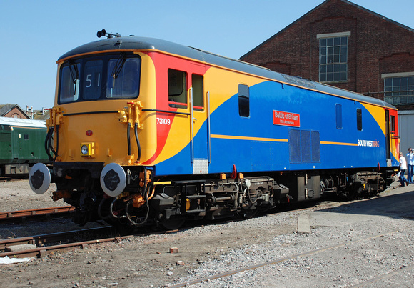 73109 at Eastleigh Works on Sunday 24 May 2009