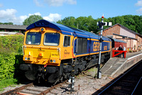 66763 stabled at Bishops Lydeard on Sunday 7 June 2015