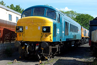 45060 stabled at Bishops Lydeard on Sunday 7 June 2015