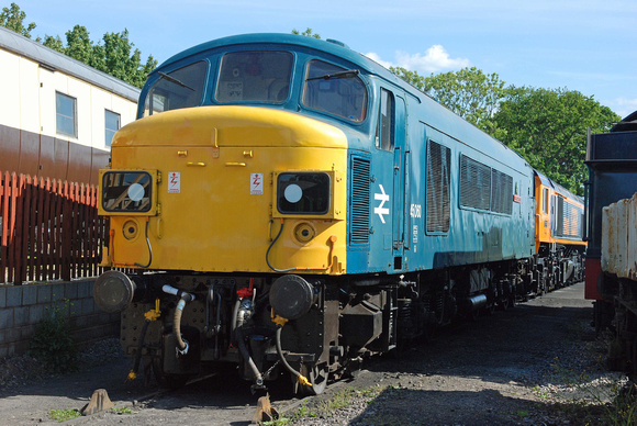 45060 stabled at Bishops Lydeard on Sunday 7 June 2015