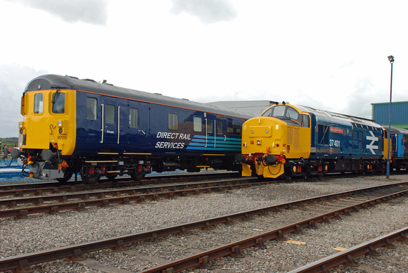 37401/DBSO 9705 at Carlisle Kingmoor on Saturday 18 July 2015
