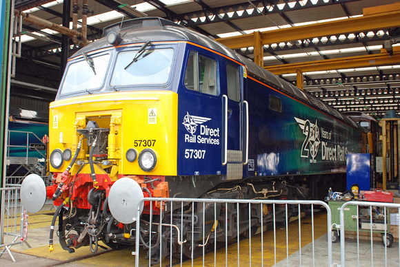 57307 at Carlisle Kingmoor on Saturday 18 July 2015