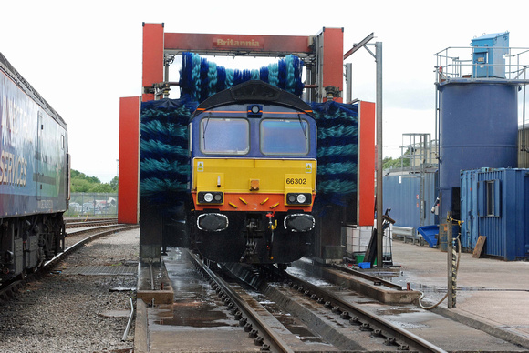 66302 at Carlisle Kingmoor on Saturday 18 July 2015
