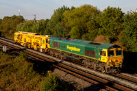 66601 6Z77 1558 Wellingborough - Crewe at Wichnor Junction on Tuesday 9 August 2022