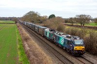 88004/68009 4Z44 1130 Daventry - Mossend at Barrow upon Trent on Saturday 4 March 2023