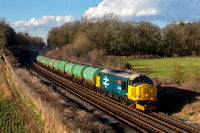 37418 6Z42 0945 Gascoigne Wood - Lydney at Croome Perry, Besford on Tuesday 7 March 2023