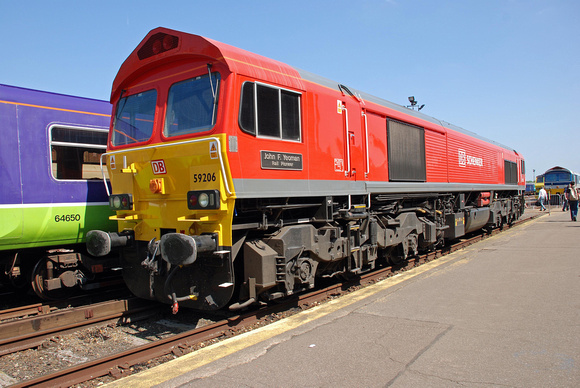 59206 at Eastleigh Works on Sunday 24 May 2009