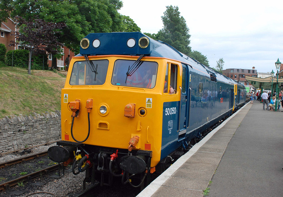 50050/50007 at Swanage on Saturday 11 June 2016