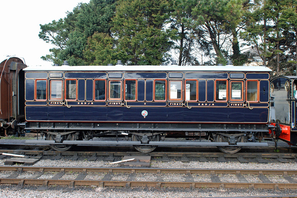 Somerset & Dorset Railway carriage at Minehead on Friday 11 March 2016