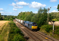 60074 6H02 0930 Warrington - Tunstead at Plumley West on Friday 11 August 2023