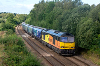60076 6E09 0726 Liverpool - Drax at Plumley West on Friday 11 August 2023
