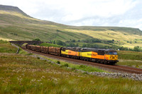 56113/56094 6J37 1252 Carlisle - Chirk at Ais Gill on Friday 11 August 2023