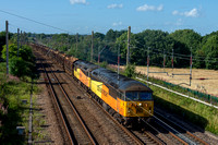 56113/56094 6J37 1252 Carlisle - Chirk at Moore on Friday 11 August 2023