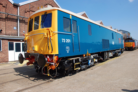 73201 at Eastleigh Works on Sunday 24 May 2009