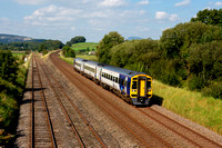 158758 1E65 1336 Carlisle - Leeds at Settle Junction on Monday 4 September 2023
