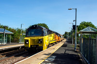 70811 6M50 0801 Westbury - Bescot at Warwick Parkway on Tuesday 5 September 2023