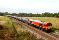 66020 6E54 1104 Kingsbury - Humber at Stenson Junction on Tuesday 10 October 2023