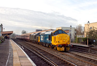 37409 (D6817) 3Z42 1009 Crewe - Eastleigh at Leamington on Wednesday 6 December 2023