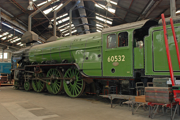 60532 at Barrow Hill on 6 July 2013