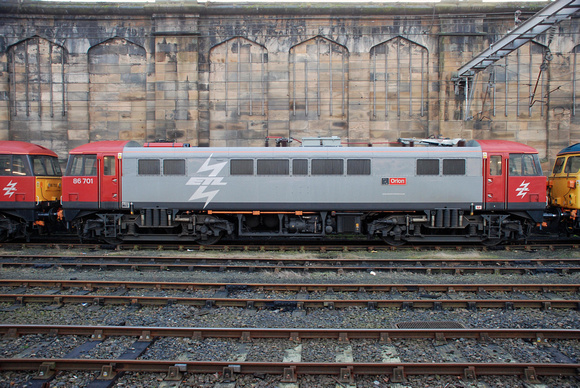 86701 stabled at Carlisle on Saturday 11 December 2010
