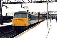 85006 1S39 0834 Poole - Glasgow Central at Stafford on Saturday 10 January 1987