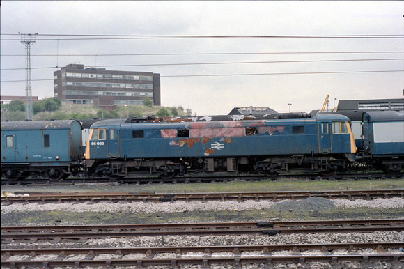 85022 at Carlisle Upperby on Saturday 29 April 1989