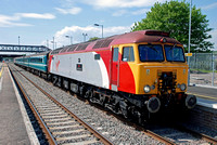 57305 (57306) 2C79 1400 Cardiff - Taunton at Severn Tunnel Jcn on Tuesday 18 May 2010