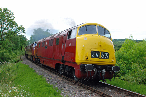 D821/D1015 1155 Bishops Lydeard - Minehead at Nethercott on Friday 6 June 2014