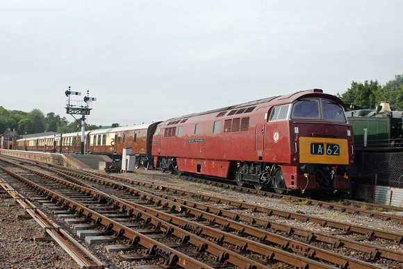 D1010 stabled at Bishops Lydeard on Friday 6 June 2014