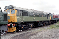 D7672 at Coalville on Sunday 3 June 1990