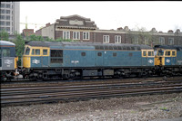 33035 at Woking on Saturday 24 March 1990