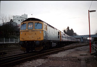 33030 1L18 1518 Salisbury - Waterloo at Andover on Saturday 23 December 1989