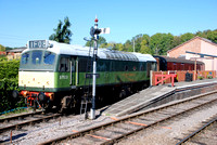 D7523 at Bishops Lydeard on Friday 5 October 2007