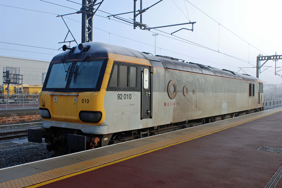 92010 at Rugby on Sunday 4 January 2015