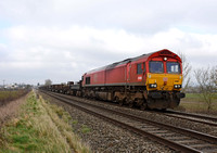 66084 6V92 1034 Corby - Margam at Ashchurch on Monday 1 March 2021