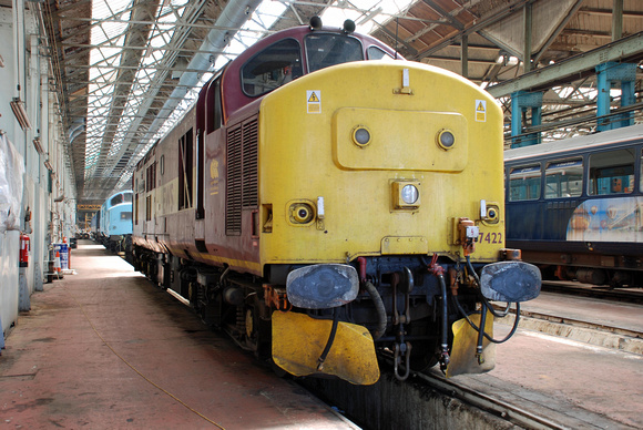 37422 at Eastleigh Works on Sunday 24 May 2009