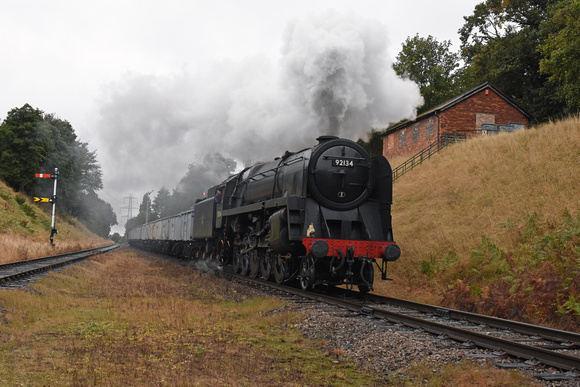 92134 at Rothley on Tuesday 5 October 2021