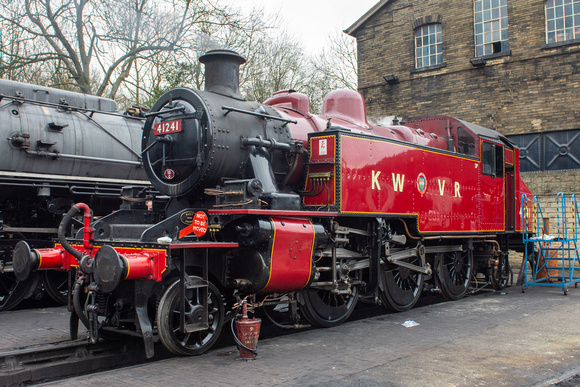 41241 at Haworth on Friday 11 March 2022