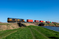 66759 4M23 0935 Felixstowe - Hams Hall at Turves on Saturday 19 March 2022