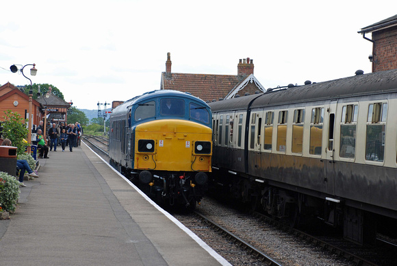 45060 at Bishops Lydeard on Saturday 6 June 2015