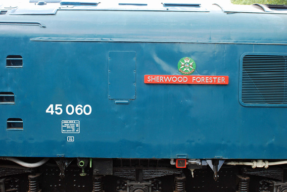 45060 Sherwood Forester at Bishops Lydeard on Saturday 6 June 2015