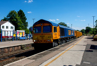 66748 6M26 0850 Eastleigh - Mountsorrel at Hatton on Monday 1 August 2022