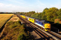 37425 tnt 37175 3Z01 1845 Derby - Bristol at Wichnor Junction on Tuesday 9 August 2022