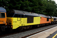 67023 6O01 1018 Scunthorpe - Eastleigh at Dorridge on Friday 2 September 2022