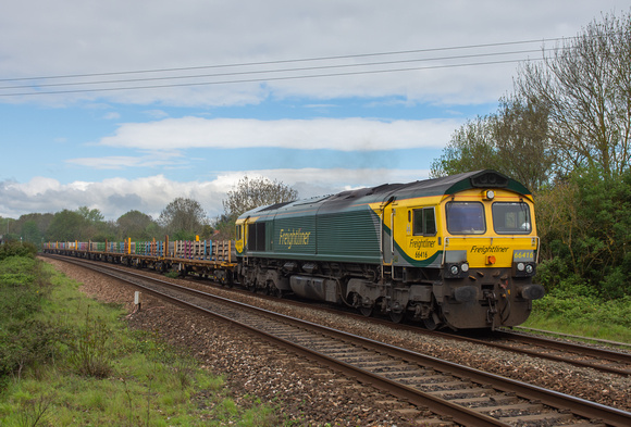 66416 4E18 0947 Taunton Fairwater - Doncaster at Bathpool on Monday 1 May 2023