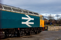 56098 at Barrow Hill on Saturday 14 January 2023