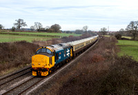 37403 leading 1Z37 0747 Dorridge - Cardiff Charter at Ladywood on Saturday 11 March 2023